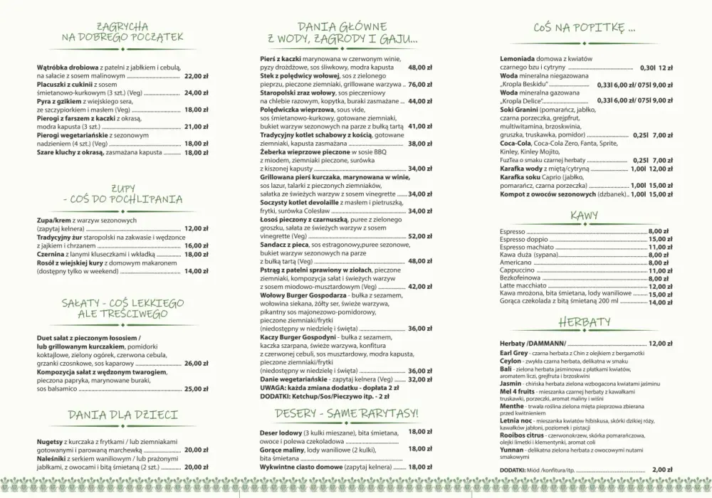 Karczma na Lednicy: Menu, Ceny, Imprezy i Opinie