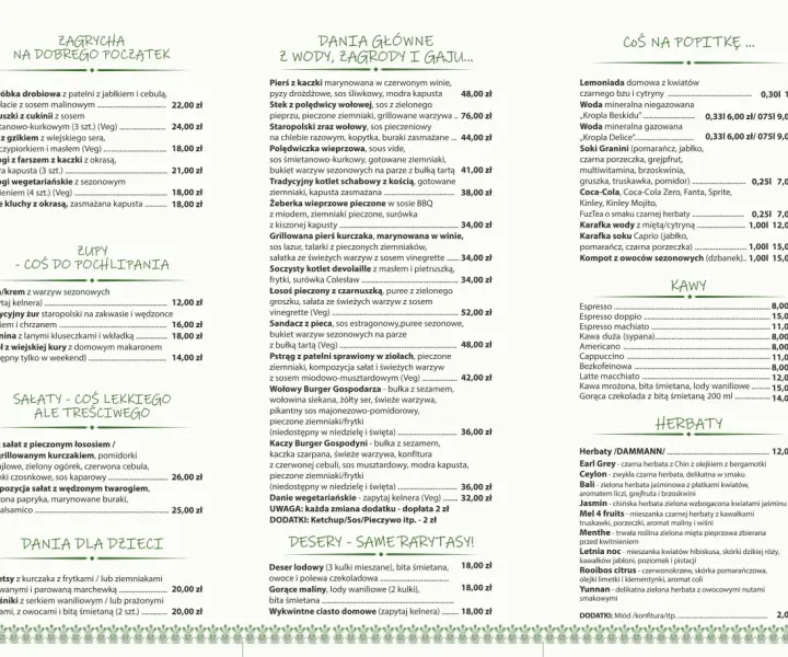 Karczma na Lednicy: Menu, Ceny, Imprezy i Opinie